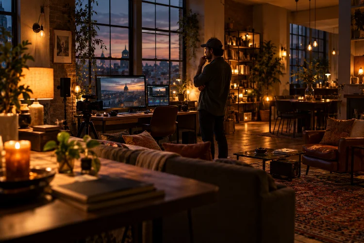 How Practical Lights Add Depth to Cinematic Video Environments